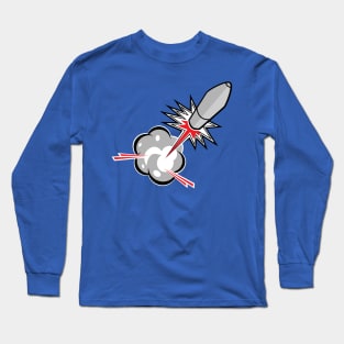 Rocket Blasting Off Long Sleeve T-Shirt